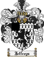 Product picture Jeffreys Family Crest Jeffreys Coat of Arms Digital Download