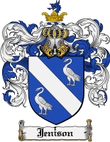 Product picture Jenison Family Crest Jenison Coat of Arms Digital Download
