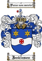 Product picture Jenkinson Family Crest Jenkinson Coat of Arms Digital Download