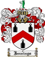 Product picture Jennings Family Crest Jennings Coat of Arms Digital Download
