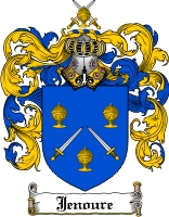 Product picture Jenoure Family Crest Jenoure Coat of Arms Digital Download
