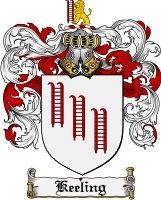 Product picture Keeling Family Crest Keeling Coat of Arms Digital Download