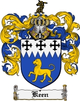 Product picture Keen Family Crest Keen Coat of Arms Digital Download