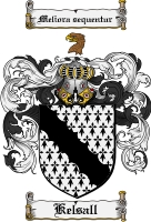 Product picture Kelsall Family Crest Kelsall Coat of Arms Digital Download