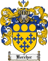 Product picture Kercher Family Crest Kercher Coat of Arms Digital Download