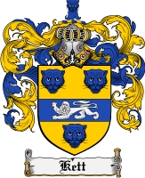 Product picture Kett Family Crest Kett Coat of Arms Digital Download