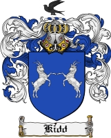 Product picture Kidd Family Crest Kidd Coat of Arms Digital Download