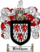 Product picture Kirkham Family Crest Kirkham Coat of Arms Digital Download