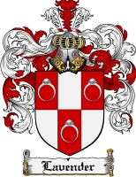 Product picture Lavender Family Crest Lavender Coat of Arms Digital Download