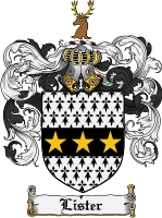 Product picture Lister Family Crest Lister Coat of Arms Digital Download