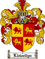 Product picture Llewellyn Family Crest Llewellyn Coat of Arms Digital Download