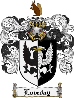 Product picture Loveday Family Crest Loveday Coat of Arms Digital Download