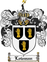 Product picture Lowman Family Crest Lowman Coat of Arms Digital Download