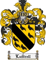 Product picture Luttrell Family Crest Luttrell Coat of Arms Digital Download