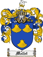 Product picture Mallet Family Crest Mallet Coat of Arms Digital Download