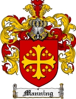 Product picture Manning Family Crest Manning Coat of Arms Digital Download