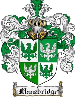 Product picture Mansbridge Family Crest Mansbridge Coat of Arms Digital Download
