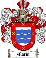 Product picture Marin Family Crest  Marin Coat of Arms Digital Download