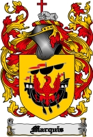 Product picture Marquis Family Crest  Marquis Coat of Arms Digital Download