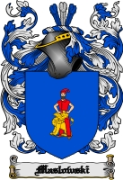 Product picture Maslowski Family Crest  Maslowski Coat of Arms Digital Download