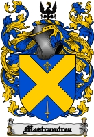 Product picture Mastrandrea Family Crest  Mastrandrea Coat of Arms Digital Download