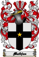 Product picture Mathieu Family Crest  Mathieu Coat of Arms Digital Download