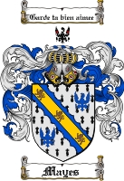 Product picture Mayes Family Crest  Mayes Coat of Arms Digital Download