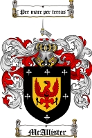 Product picture Mcallister Family Crest  Mcallister Coat of Arms Digital Download