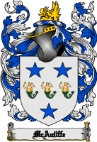 Product picture Mcauliffe Family Crest  Mcauliffe Coat of Arms Digital Download