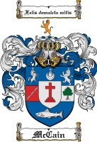 Product picture Mccain Family Crest  Mccain Coat of Arms Digital Download