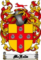 Product picture Mcfalls Family Crest  Mcfalls Coat of Arms Digital Download