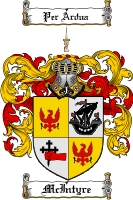 Product picture Mcintyre Family Crest  Mcintyre Coat of Arms Digital Download