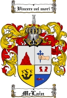 Product picture Mclain Family Crest  Mclain Coat of Arms Digital Download
