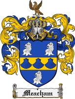 Product picture Meacham Family Crest Meacham Coat of Arms Digital Download