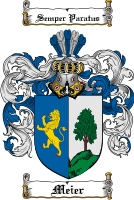 Product picture Meier Family Crest  Meier Coat of Arms Digital Download