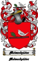 Product picture Meisenhelder Family Crest  Meisenhelder Coat of Arms Digital Download