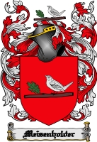 Product picture Meisenholder Family Crest  Meisenholder Coat of Arms Digital Download