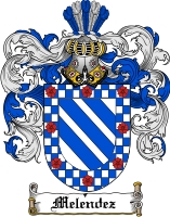 Product picture Melendez Family Crest  Melendez Coat of Arms Digital Download
