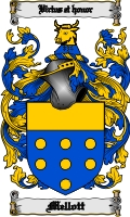 Product picture Mellott Family Crest  Mellott Coat of Arms Digital Download