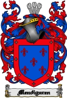 Product picture Mendiguren Family Crest  Mendiguren Coat of Arms Digital Download