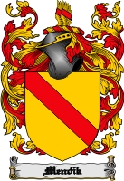 Product picture Mendik Family Crest  Mendik Coat of Arms Digital Download