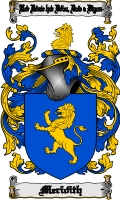 Product picture Meridith Family Crest  Meridith Coat of Arms Digital Download