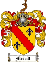 Product picture Merrill Family Crest  Merrill Coat of Arms Digital Download