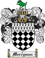 Product picture Merryman Family Crest Merryman Coat of Arms Digital Download