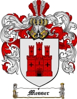Product picture Messer Family Crest  Messer Coat of Arms Digital Download