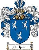 Product picture Michaud Family Crest  Michaud Coat of Arms Digital Download