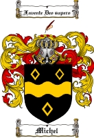 Product picture Michel Family Crest  Michel Coat of Arms Digital Download