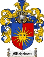 Product picture Michelson Family Crest Michelson Coat of Arms Digital Download