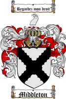 Product picture Middleton Family Crest  Middleton Coat of Arms Digital Download