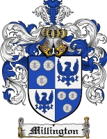 Product picture Millington Family Crest Millington Coat of Arms Digital Download